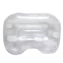 Relax Bath Pillow, Cloud Pattern, Suction Cup Included, Made in Japan