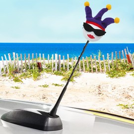 Coolballs Jesterette Car, Truck, or SUV Antenna Ball/Antenna Topper (Auto Accessory)