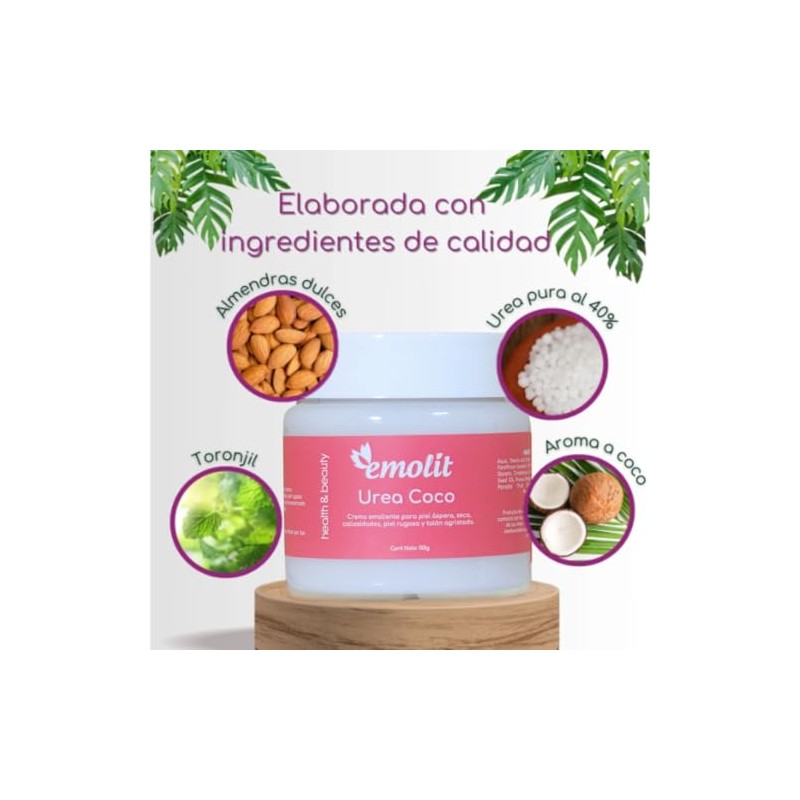 Crema Humectante Urea 40 Coco para la piel seca