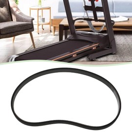 Briny River 2Pcs 6ribs 6PJ470 Engine V-Belt 185J Ribbed Rubber Belt PJ470 for Treadmill Massager Lawn Mower Chainsaw Air Compressor 470mm Black