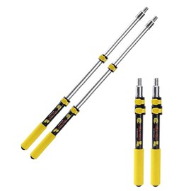Bates- Extension Pole, 1.4 to 3 Ft Pole, 2 Pack, Yellow, ‎Paint Roller Extension Pole for Painting