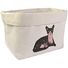 Large 'Sphynx Cat' Canvas Organiser/Storage Bag (OR00010563)