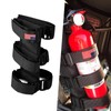 Slykew 1 PC Car Fire Extinguisher Fixed Strap, Adjustable Anti-roll