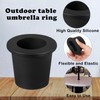 YEAMLTE Reducing Rings for Parasols, 2 Pieces Conical Umbrella Hole