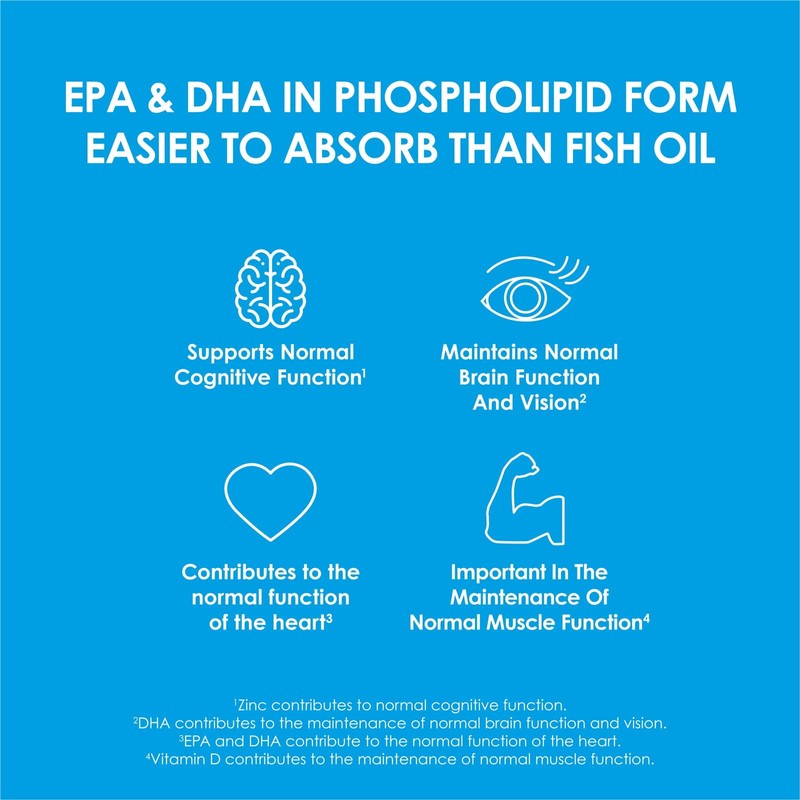 Cleanmarine Krill Oil – Packed with EPA & DHA –
