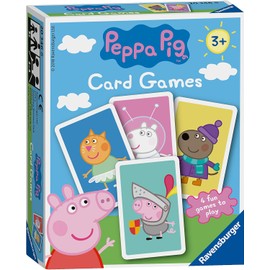 Ravensburger Peppa Pig Card Game for Kids Age 3 Years and Up - 4 Different Family Games Snap, Happy Families, Swap and Pairs