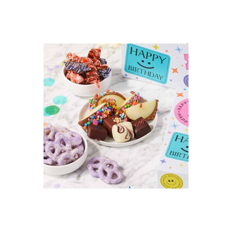 Mrs Prindables Happy Birthday Box Caramel Apple Gift Set