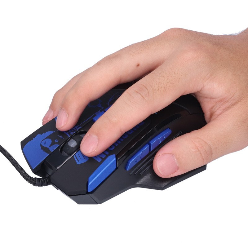 Wired Mouse 8 Keys for ESports Gaming RGB Backlight Cool