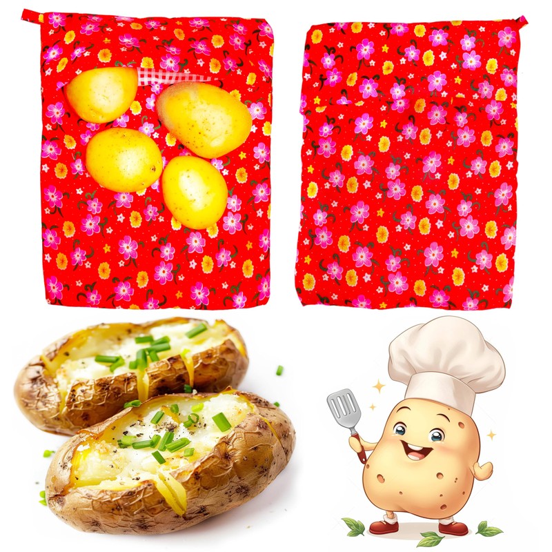 KR. LIF 2 Pack Potato Express Microwave Bag – Baked