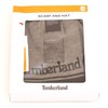 Timberland Gray Knit Scarf & Reversible Beanie Men's One Size