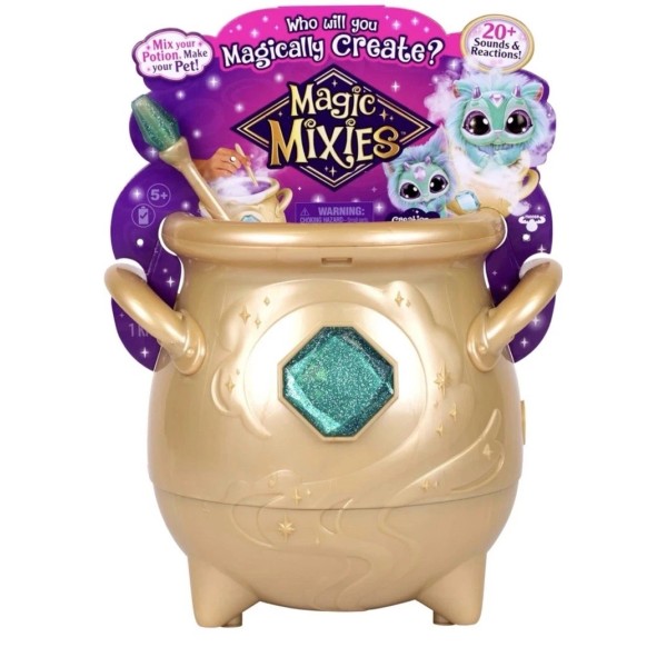 Moose Toys 🪄MAGIC MIXIES Magical Misting Cauldron BLUE PLUSH MIXIE