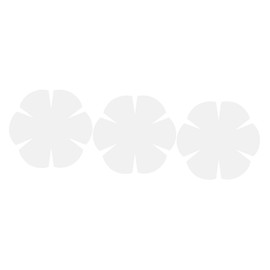 COHEALI 3pcs Compact Bowl Mat Template Patchwork Ruler for Creating Unique Bowl Wraps Heat Resistant Pet Material for Beginners for Home Sewing Projects