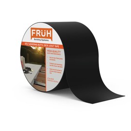 Butyl Joist Tape for Decking 4" X 50', 1 Pack - Seals and Protects Wood Joists and Beams from Water Damage and Corrosion - Weatherproof, Self-Adhesive, Extends The Life of Your Deck