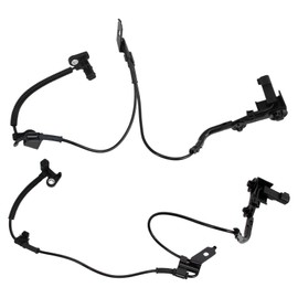 TRQ Front ABS Wheel Speed Sensor Set Compatible with 2010-2012 Ford Fusion 2012 Lincoln MKZ 2011 Mercury Milan