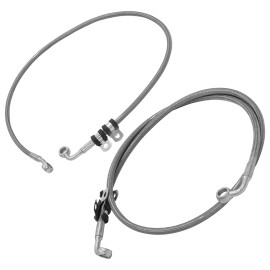 Caltric Front Right & Left Brake Line For Polaris  RZR S 1000 2016-2021/ 1912260 1912259