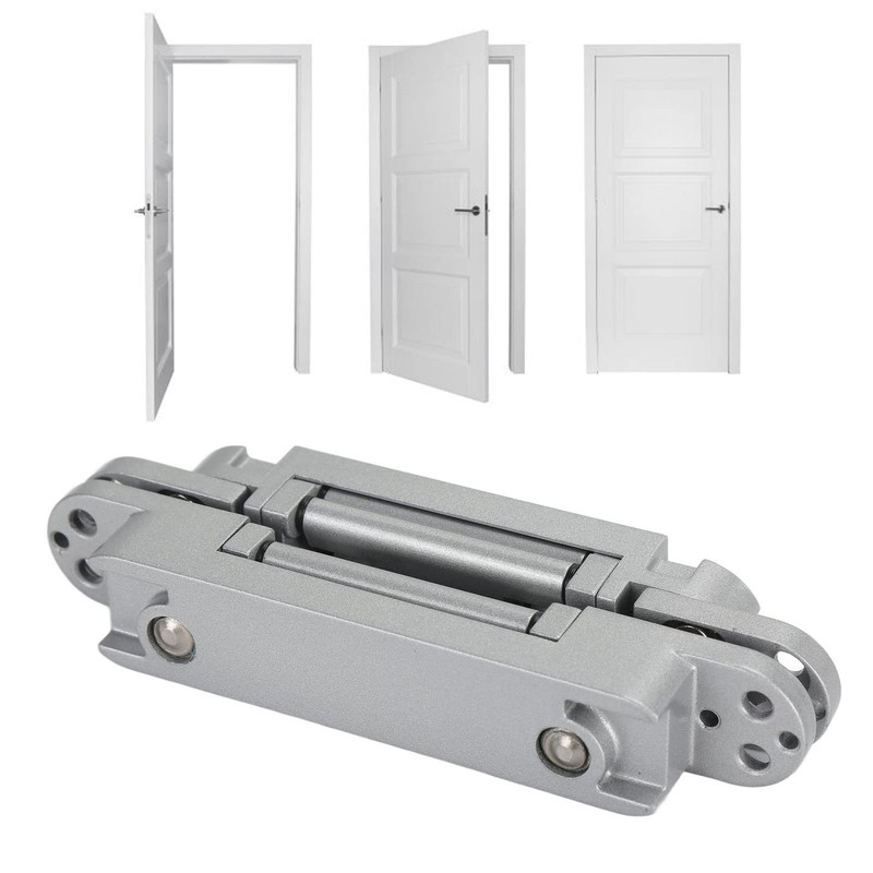 Hidden Door Hinges, Cross Hidden Hinges, 180 Degrees Adjustable Opening