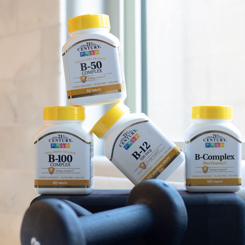 21st Century B 50 Complex Prolonged Release Tablets, 60 Count