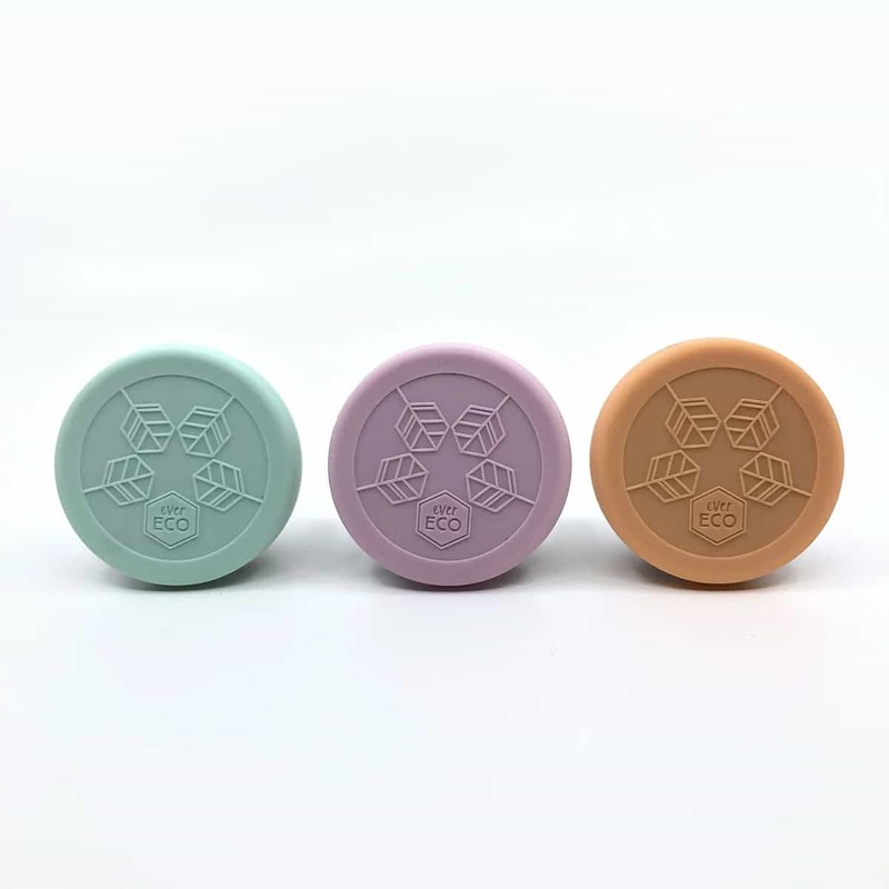 Ever Eco Stainless Steel Mini Containers, Spring Pastels 3 Pack