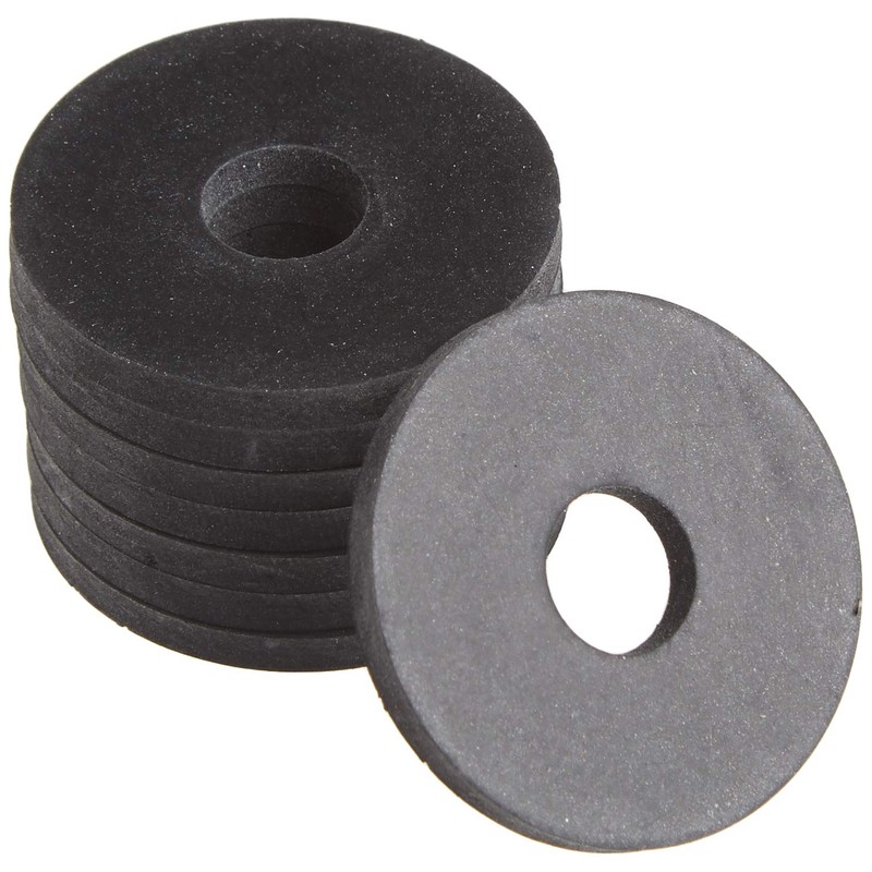 Hard-to-Find Fastener 014973211851 211851 Rubber Washer, 3/8 x 1-1/4", Black,