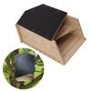 Bat Box, Double Chamber Waterproof Bat House for Patio