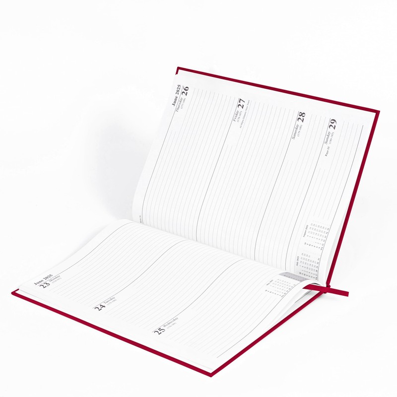 evelay 2025 Diary A5 Week to View Hardback Planner Organiser