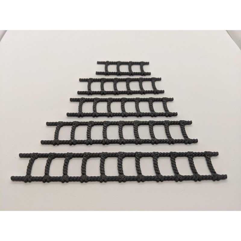 5x Rope Ladders Pack Set | 28mm 1/56 Scale Miniature