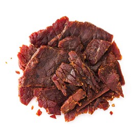 Perky Jerky Tasty Teriyaki 100% Grass Fed Beef Jerky, 2.2oz (Pack of 12) - Antibiotic Free - 10g Protein Per Serving - Low Fat - Tender Texture