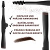 Eyebrow Gel Transparent & Brown 2 in 1, Eyebrow Pomade