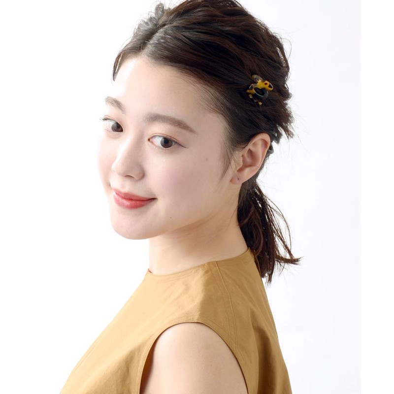 VINGTAINE Tortoise Shell Mini Hair Claw Hair Clip Small Mini