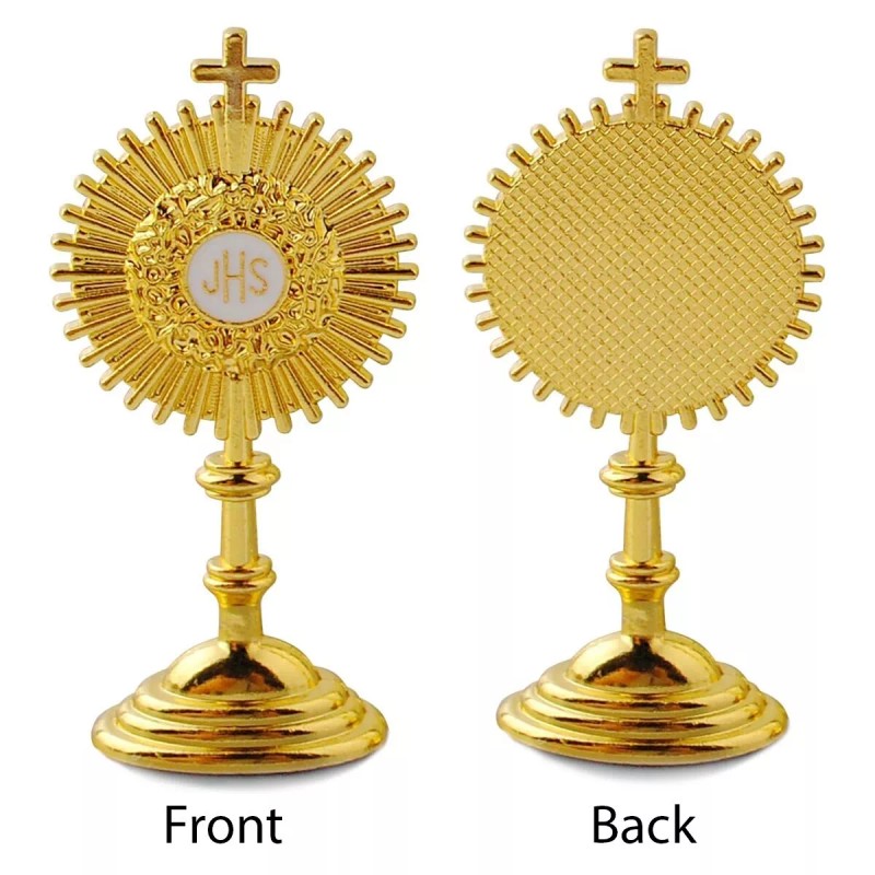 Catholic Town Communion Standing Cross Chalice Statue JHS Emblem with