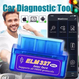 Unbranded Mini Bluetooth ELM327-OBD2 Car Code Reader Reads Scanner For windows Android iOS