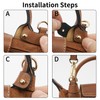 QIUTIMIY Leather Handbag Strap, Shoulder Bag Straps Replacement For Longchamp