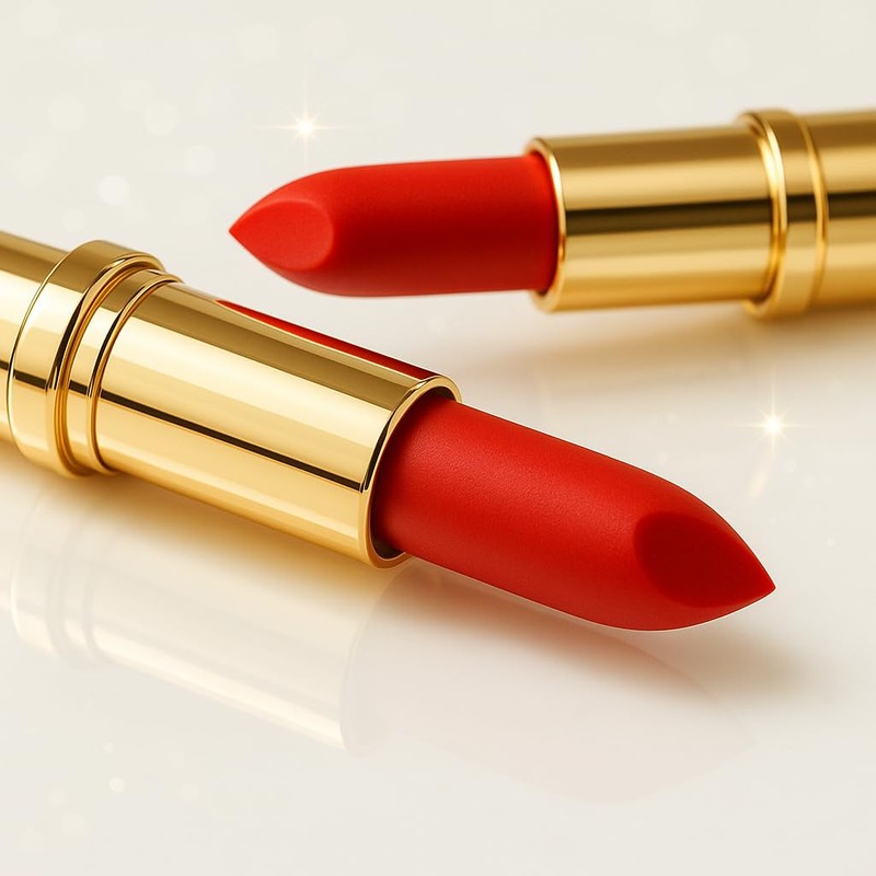 Matte Lipstick, Waterproof, Long-Lasting, Light Texture and Intensely Pigmented (#2