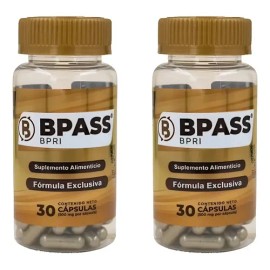 2 Bypass Bipri 30 Capsulas Inhibidor Apetito Natural Reparad