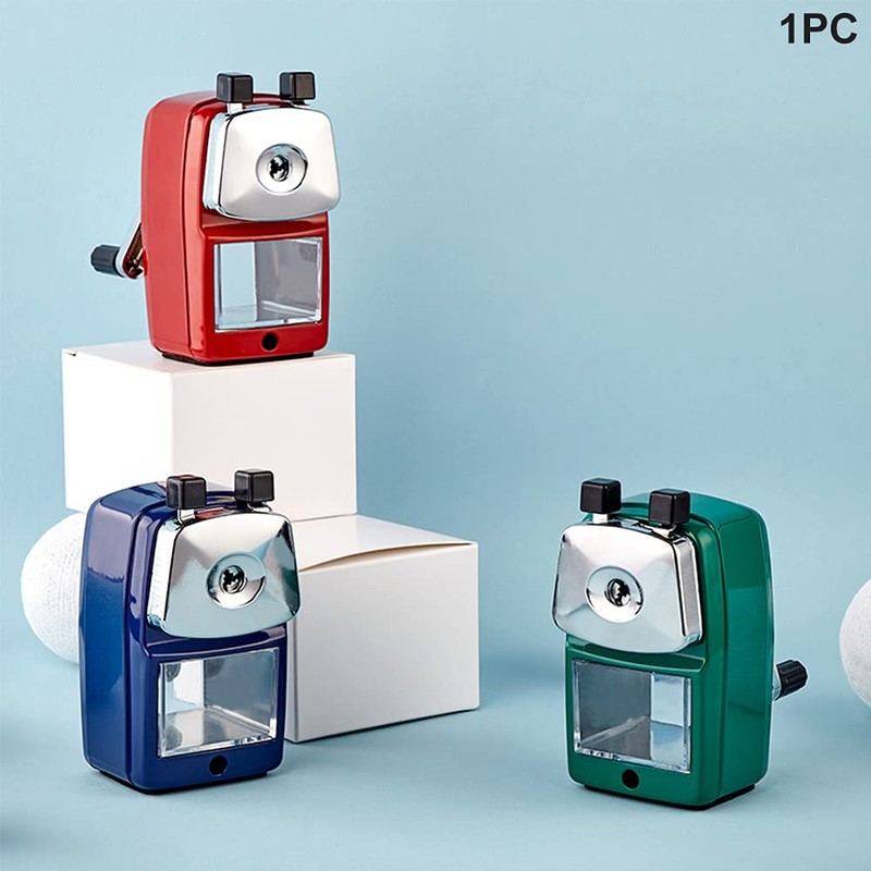 Pencil Sharpener, School Office Desktop Hand Crank Manual Sharpener for