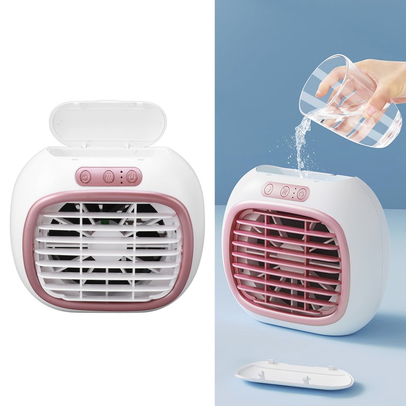 Desk Cooler Fan 3 Wind Speeds USB Charging Small Table