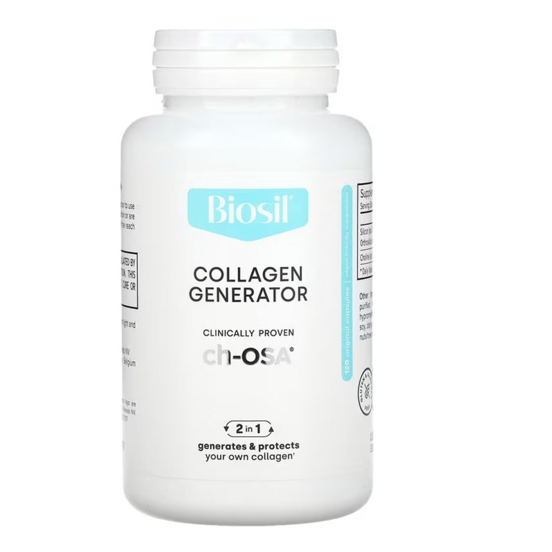 BioSil Collagen Generator, Hair, Skin, Nails Growth and Strength 120