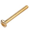 QOGRISUN 25-Pack Truss Head Machine Screws, 8-32 Thread US x