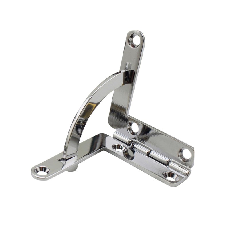 Pack of 2 Support Spring Hinges, Zinc Alloy Concealable Quadrant