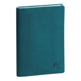 Exacompta - 1501362E - Pocket Calendar SAS 15 Agora Canvas - 10.5 cm x 15.5 cm - August 2024 to August 2025 - Colour Duck Blue