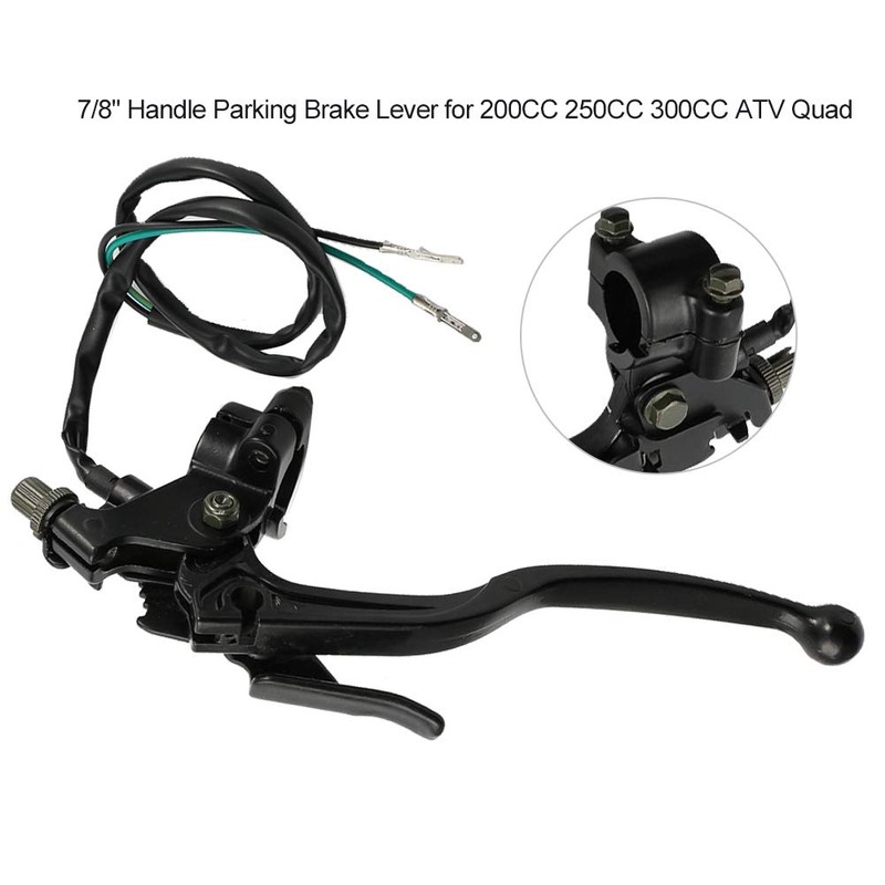 Akozon Brake Lever with Handle 7/8" for Chinese Quad 200CC