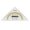 Westcott Set Square, Plastic, 14 cm, Transparent, Other Styles Available