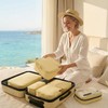 SOARSAIL 6 Set Compression Packing Cubes for 7–14 Day Travel,