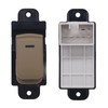 V VELAMEIS Front Passenger Side Window Main Switch Black Button