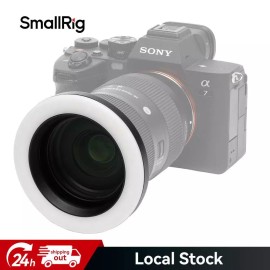 SmallRig Vibe P30 67mm Ring LED Video Light, on Camera Lens Light 4873