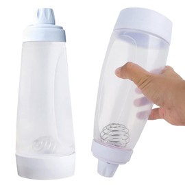 WBYNB Pancake Mixer Bottle, Hand Batter Dispenser, Dough Dispenser, Multi-Purpose Dough Dispenser, Squeeze Bottle, Dough Scoop Pancakes, for Cakes, Pancakes, Muffins, Waffles