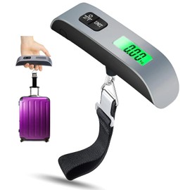 Home Hacks Luggage Weighing Scales – Portable Travel Suitcase Weight Scale 110lb/50Kg Capacity | Lightweight Hanging Scale with Tare & Temperature Reading Function (1)