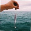 Kisangel 5pcs Reusable Fishing Lures Soft Baits for Freshwater Fishing