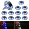 VOLISUN Solar Driveway Lights Dock Deck Lights 12 Pack,2 Colors