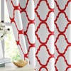 Melodieux Moroccan Printed Room Darkening Blackout Grommet Curtains for Living